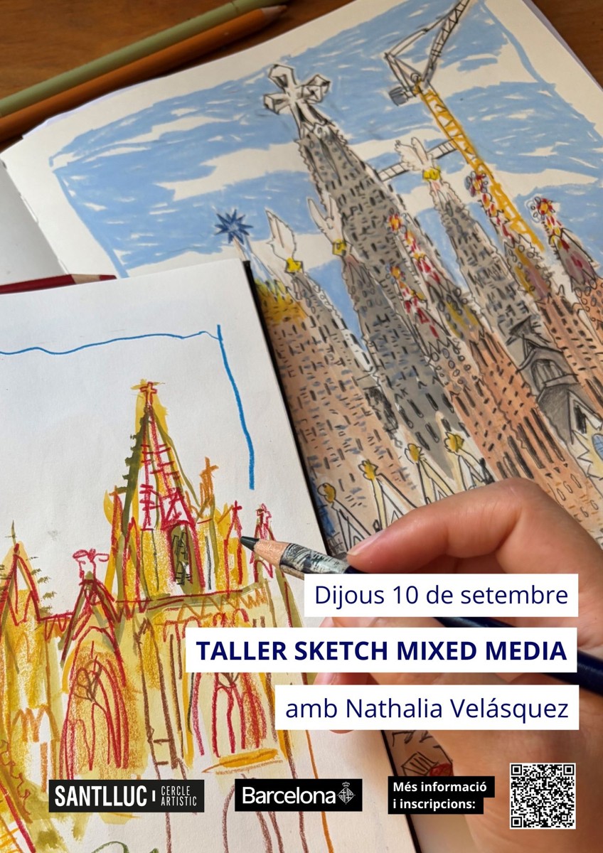Taller 'Sketch urbà mixed media'