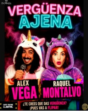The show "Vergüenza ajena" by Alex Vega and Raquel Montalvo